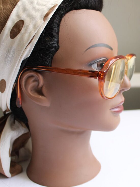Brillen Vintage 70s 80s Auburn Aviator Eyeglasses Frames 5 1/2 - 140 Unisex main image 7